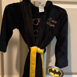 Bruce Wayne Batman‎ bathrobe. with mask hood.  size xs 4-5